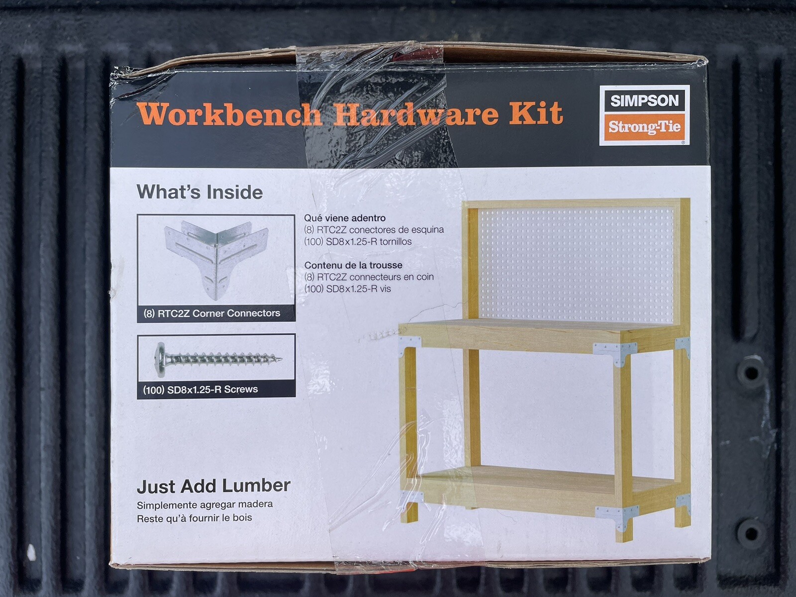 Simpson Strong-Tie Diy Workbench And Shelving Hardware Kit, Free Shipping! gallery