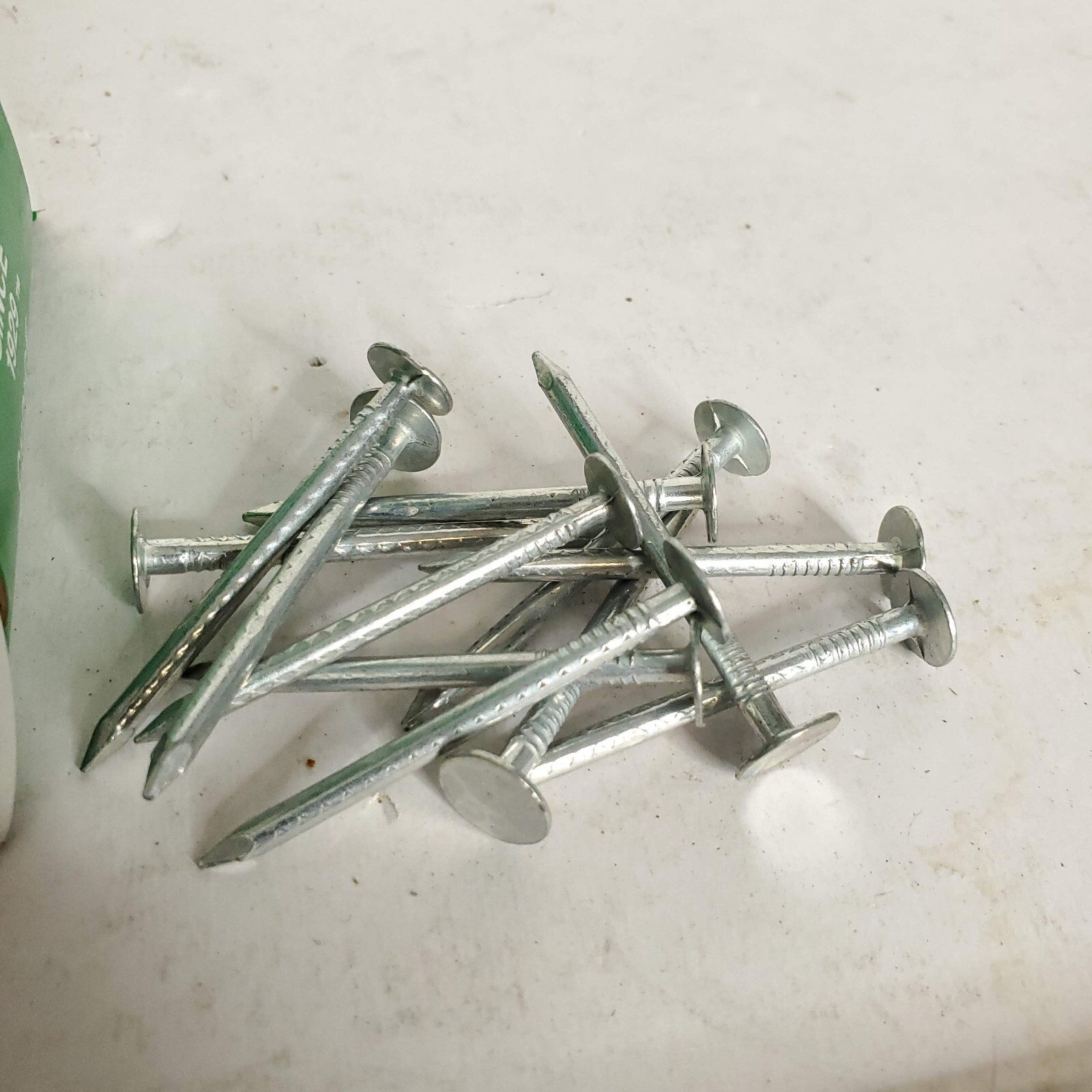 Steel & Wire Products Galvanized Roofing Nails 1 3/4" 1.75" - 5 Pounds gallery