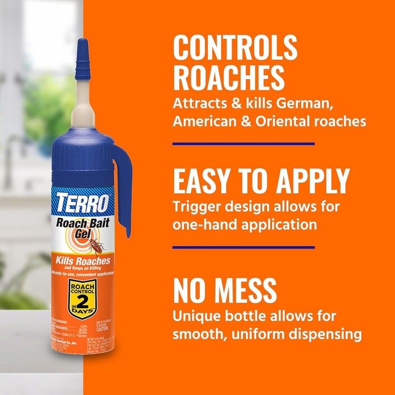 Ready To Use Indoor Roach Bait Roach Gel Killer 3 Oz Free Shipping USA gallery