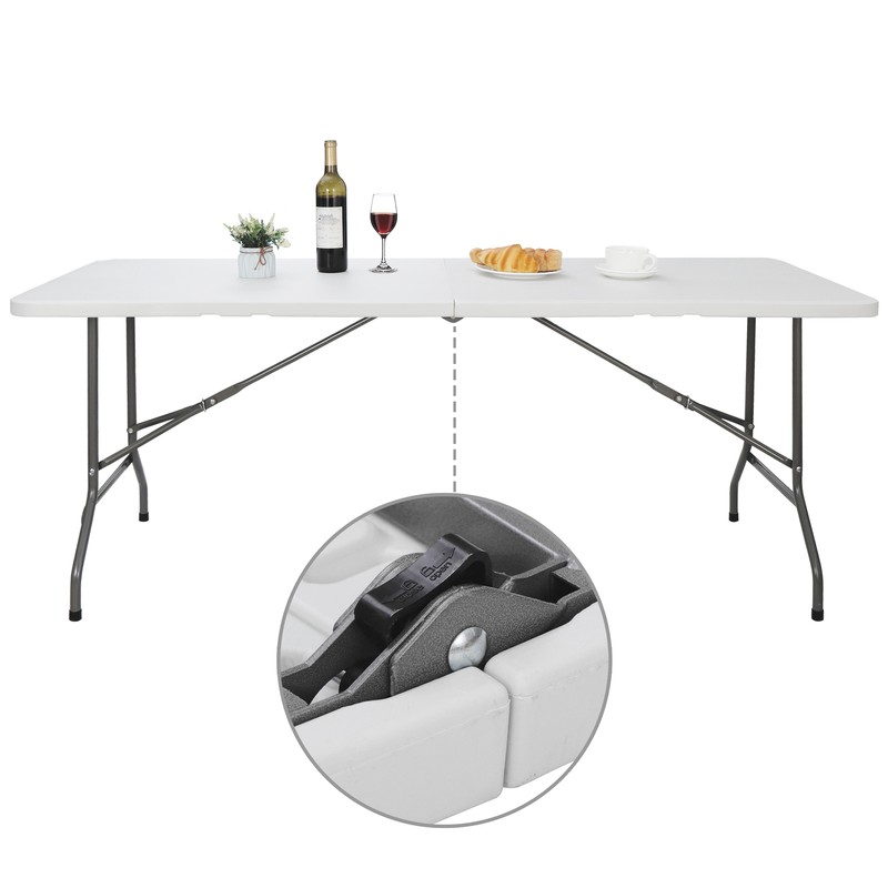 6ft Folding Table Portable Indoor Outdoor Picnic Party Camping Tables gallery