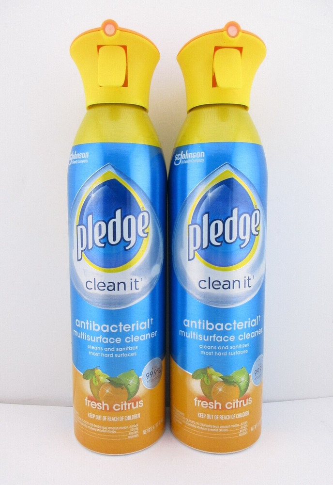 Pledge Antibac Multi Surface Cleaner, CITRUS, 9.7 oz ea, 2 pk - FREE SHIPPING!!!