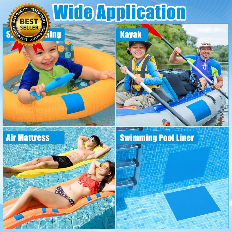 Extra Large Pool Liner Repair Patch 4X3Ft Self Adhesive Vinyl Pool Patch Rep... gallery