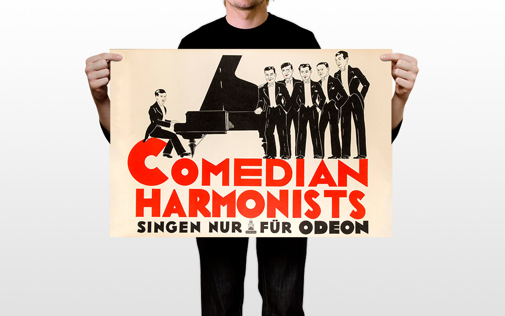 Comedian Harmonists Singing 1928 Wall Art Home Decor - POSTER 20x30 gallery