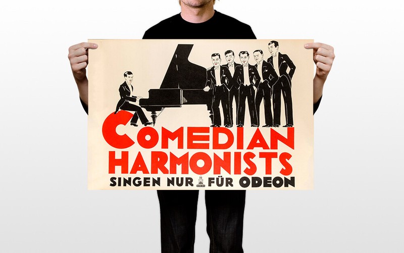 Comedian Harmonists Singing 1928 Wall Art Home Decor - POSTER 20x30 gallery
