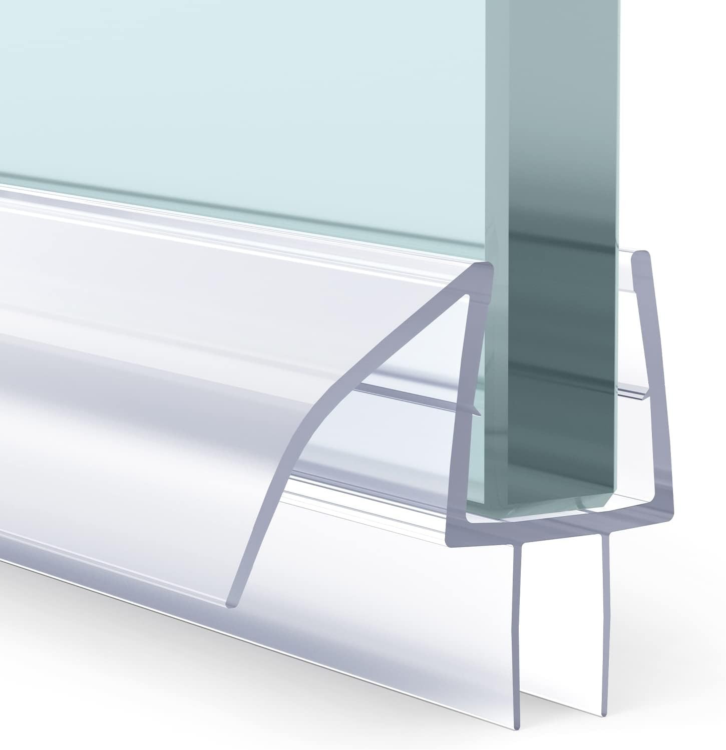 Shower Door Bottom Seal forfor 3/8 Inch Glass 47.25 Inches Clear gallery