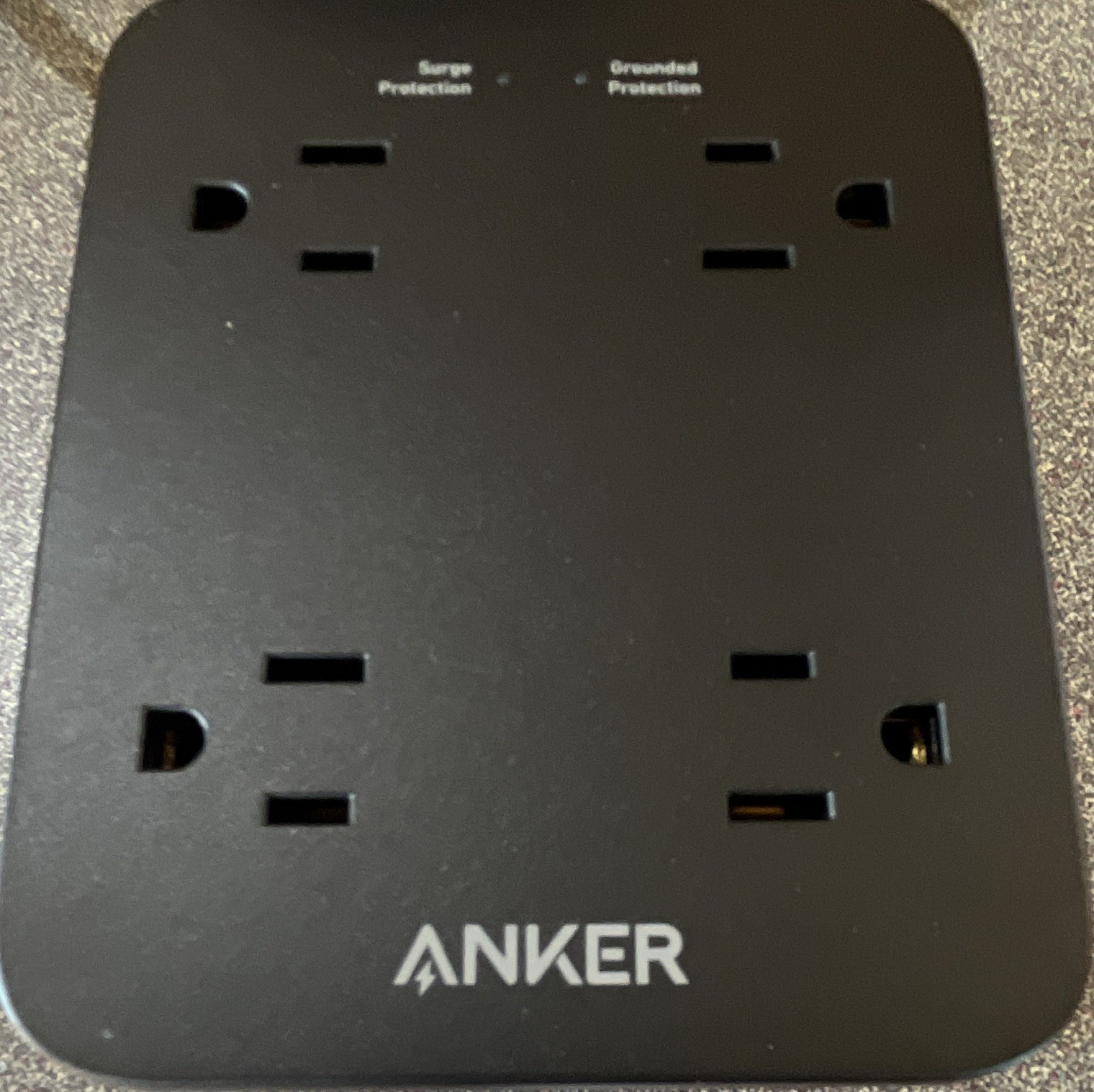 Anker 8-Outlet Surge Protector Power Strip w/ USB Ports, Switch, Black A9137 gallery