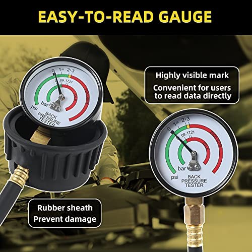 Exhaust Back Pressure Tester Kit with Carton Packaging, Professional Car gallery