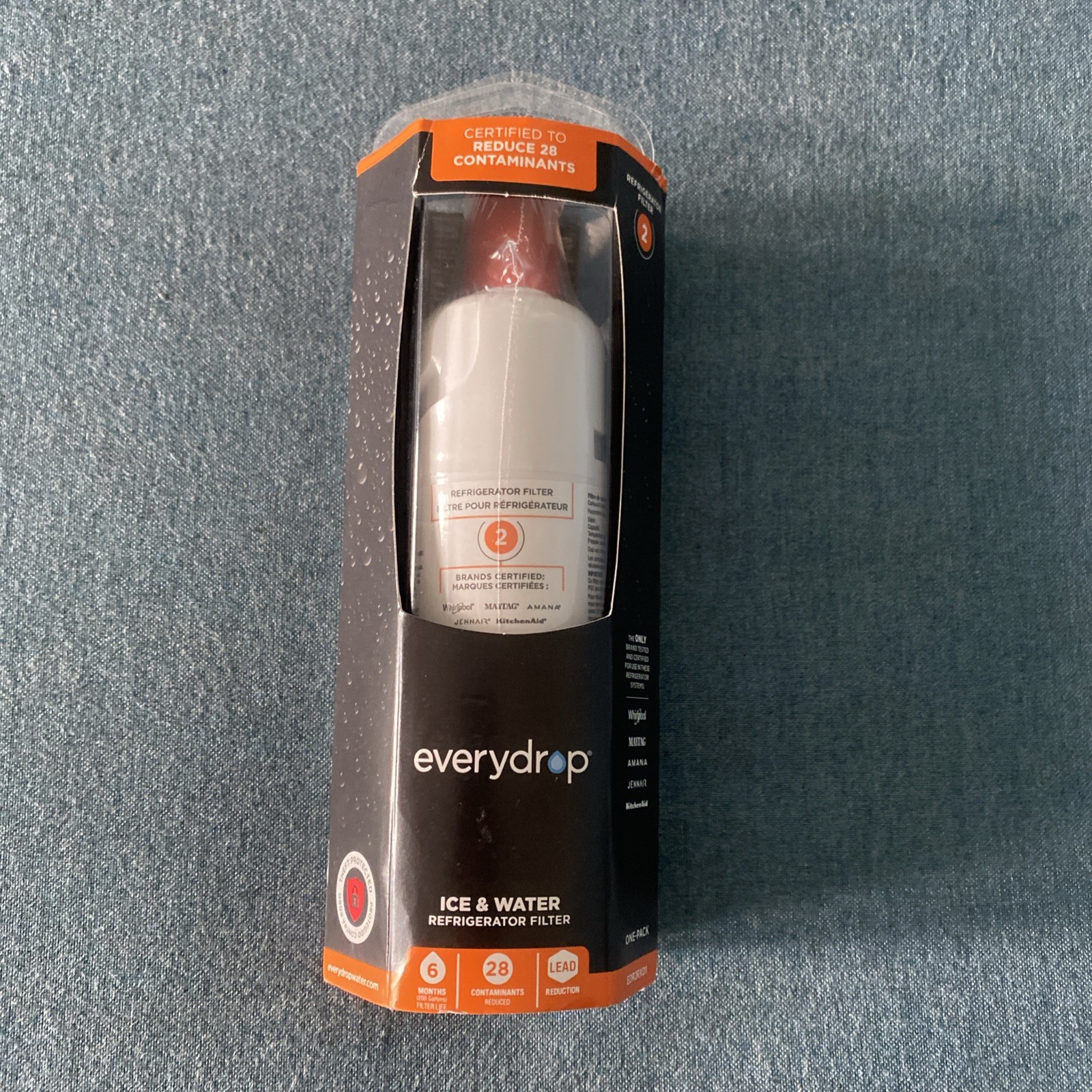 EveryDrop Filter 2 Ice & Water Refrigerator Filter ΕDR2RXD1 New Sealed gallery