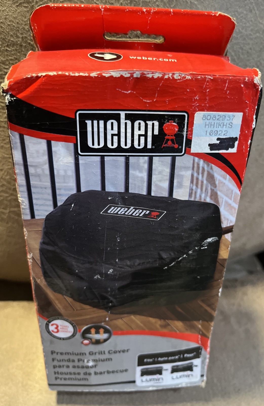 Weber Lumin Electric/Compact Electric Premium Grill Cover 7197 Brand New gallery