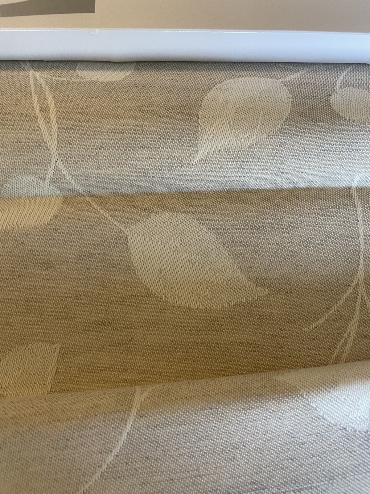 Ekelund Swedish Table Runner Linen & Cotton Beige Ivory Floral 14”x 56” NEW gallery