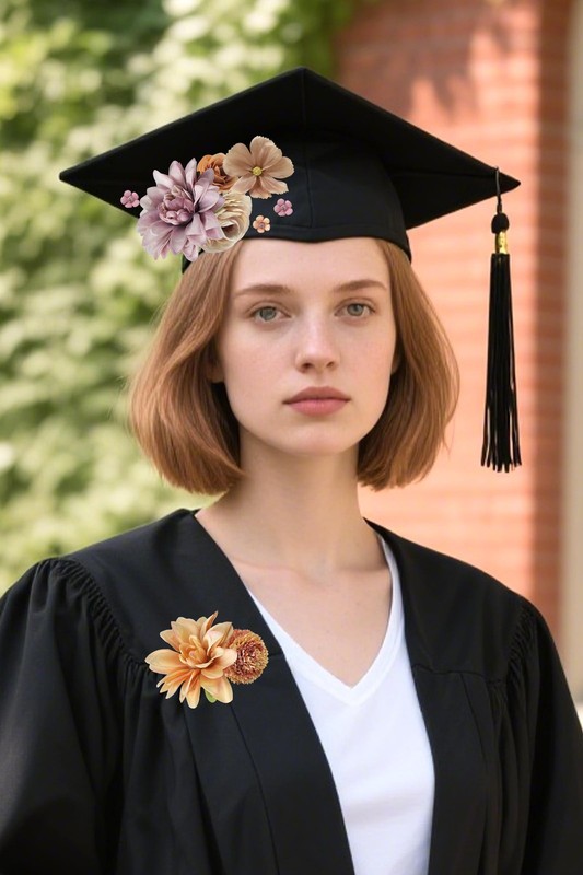 Artificial Flower Heads Combo - Fall Silk Dahlia & Roses Fake Flowers for Wed... gallery