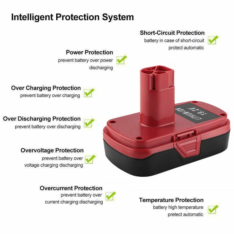 replace For CRAFTSMAN 19.2V C3 LITHIUM DIEHARD BATTERY PACK 315.PP2011 3.0Ah gallery