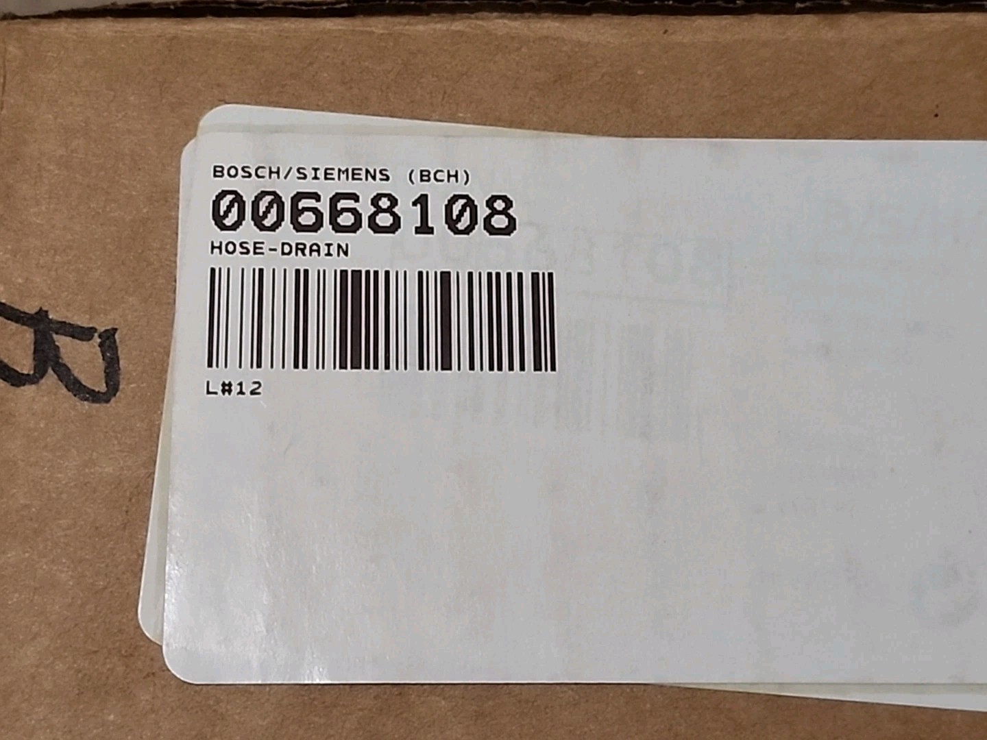 00668108 BOSCH Dishwasher Drain Hose New Part OEM gallery