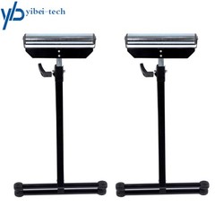 2 Pack 132 lbs Folding Height Adjustable Roller Stand 26-3/4″ to 42-1/5″
