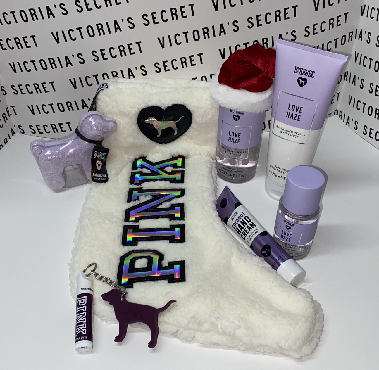 Victoria's Secret PINK Stocking Gift Set 7pc Super Cute All Age’s *ships fast* gallery