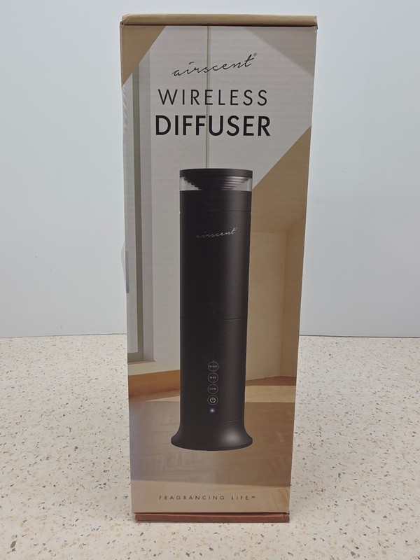 AirScent Wireless Essential Oil Diffuser, Smoky Black -Brand new gallery
