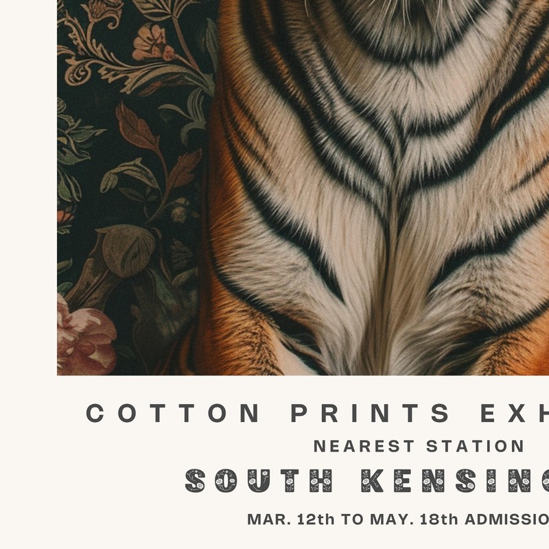 William Morris Cotton Exhibition Animals Wall Art Poster Print WM118_0 gallery