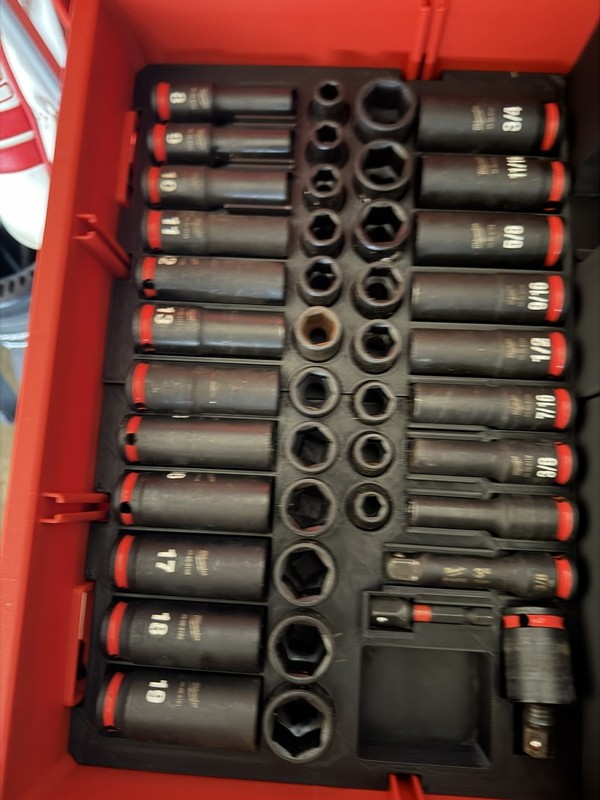 PACKOUT Drawer Insert – M18 1/2" or 3/8" Impact Wrench & 3/8 Ratchet (Insert Onl gallery