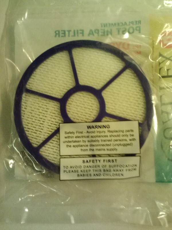 New Qualtex Replacement Post HEPA Filter for Dyson DC33 DYR-1821 10-2330-08 gallery