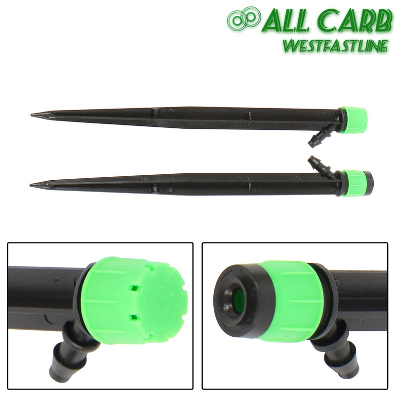 130ft Drip Irrigation System Adjustable W/ Emitters Tubing & Fittings For Garden gallery