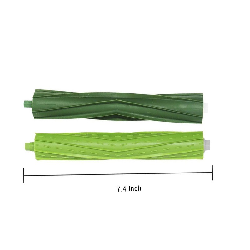 Dual Multi Surface Rubber Brush Rollers for iRobot Roomba e i j Series 2 Set gallery