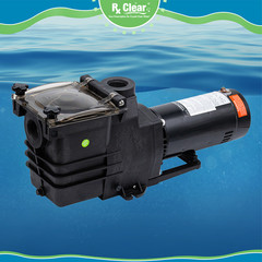 Rx Clear Super-Flo Single Speed Inground Swimming Pool Pump 1 ½ THP – 115/230V
