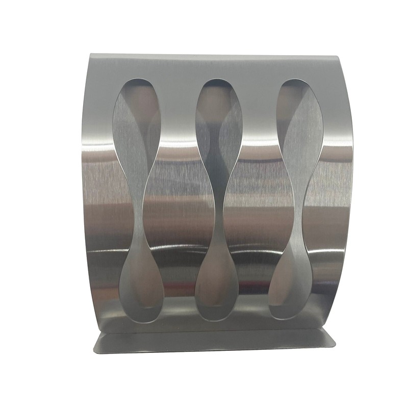 Toothbrush Holder Toothpaste Dispenser Stainless Steel Wall Mount Stand 3 Hole gallery
