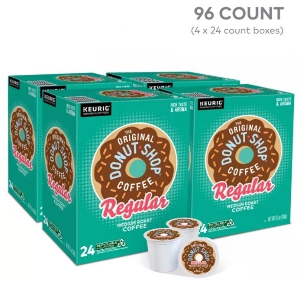 The Original Donut Shop Regular Coffee, Medium Roast, 96ct. Free Shipping gallery