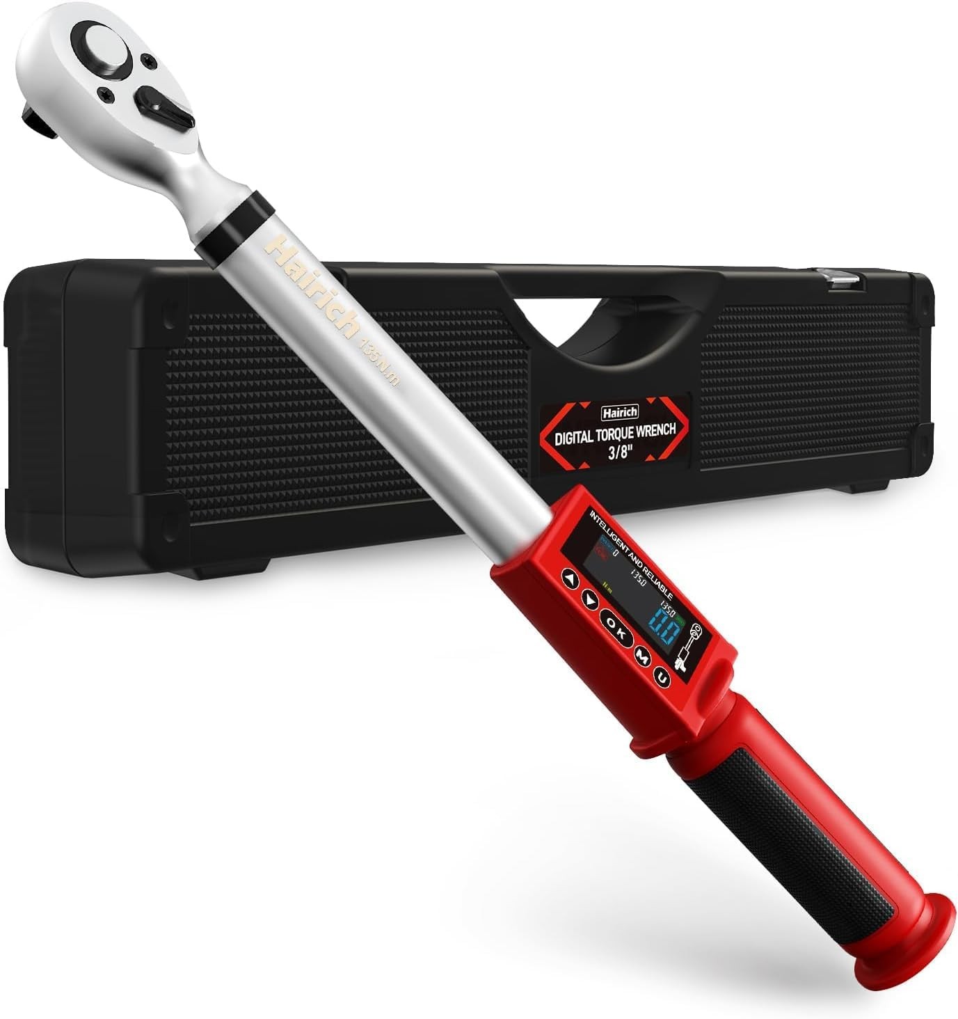 Upgrade 3/8 Inch Drive Digital Torque Wrench 5-100FT-LB/0-135N.M Torque Range gallery