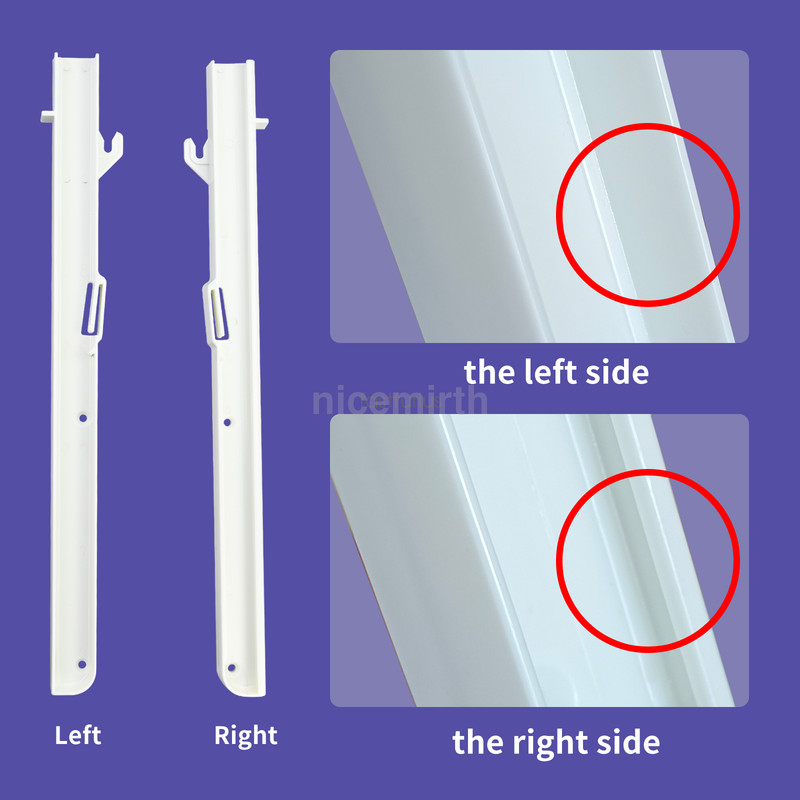 1 Pair Replacement for Subzero Ice Bucket Slides - Left & Right 7014661 7014649 gallery