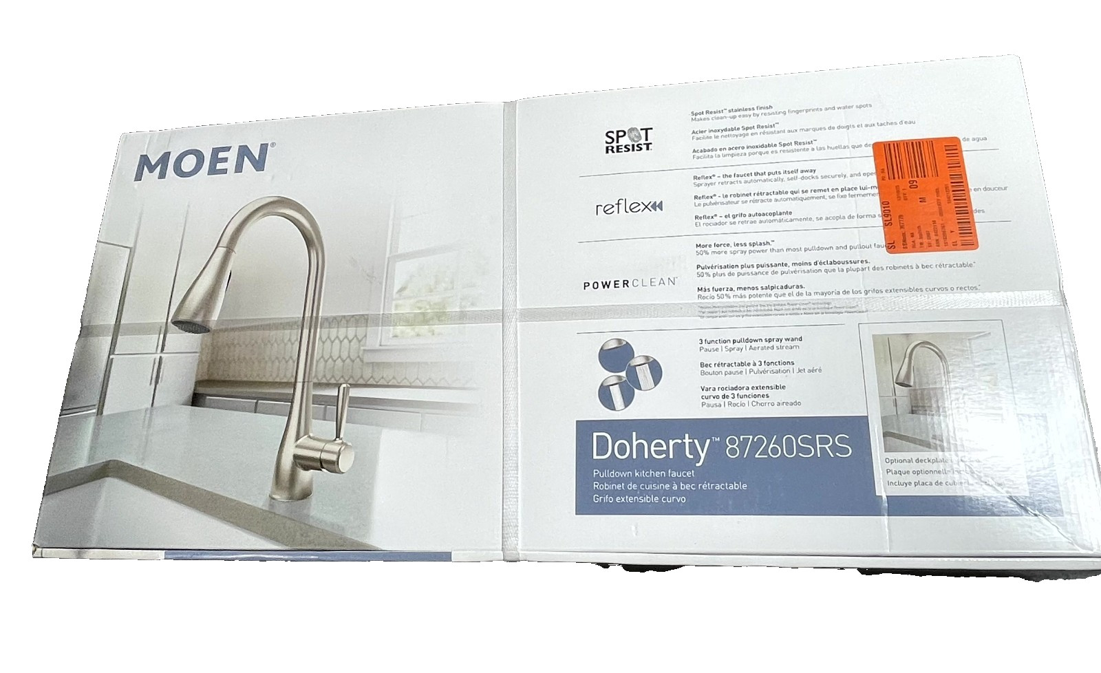 Moen Doherty Single Handle Pull-Down Kitchen Faucet in Spot Resist Stainless gallery
