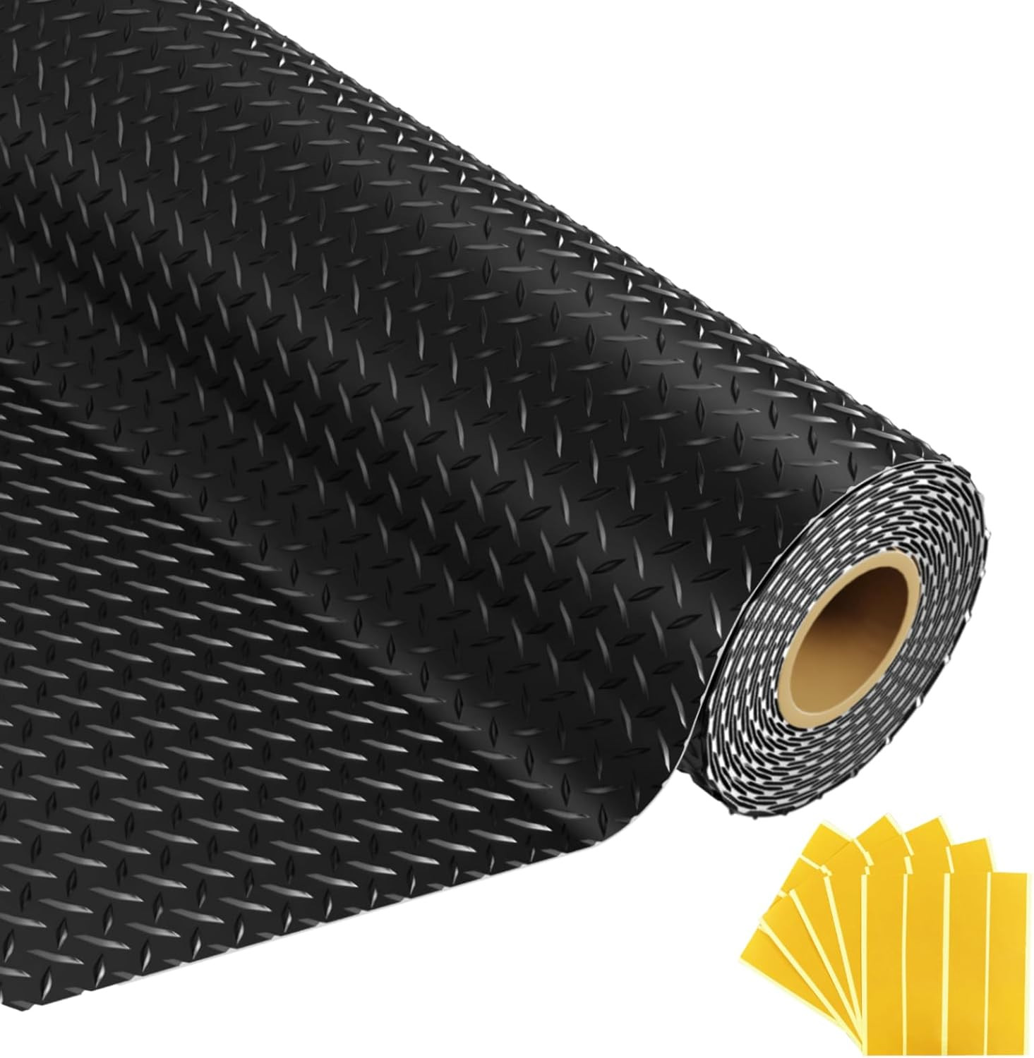 8X20 FT Garage Floor Mat, 2.8Mm Thickened Flooring Roll for under Car Diamond Pl gallery