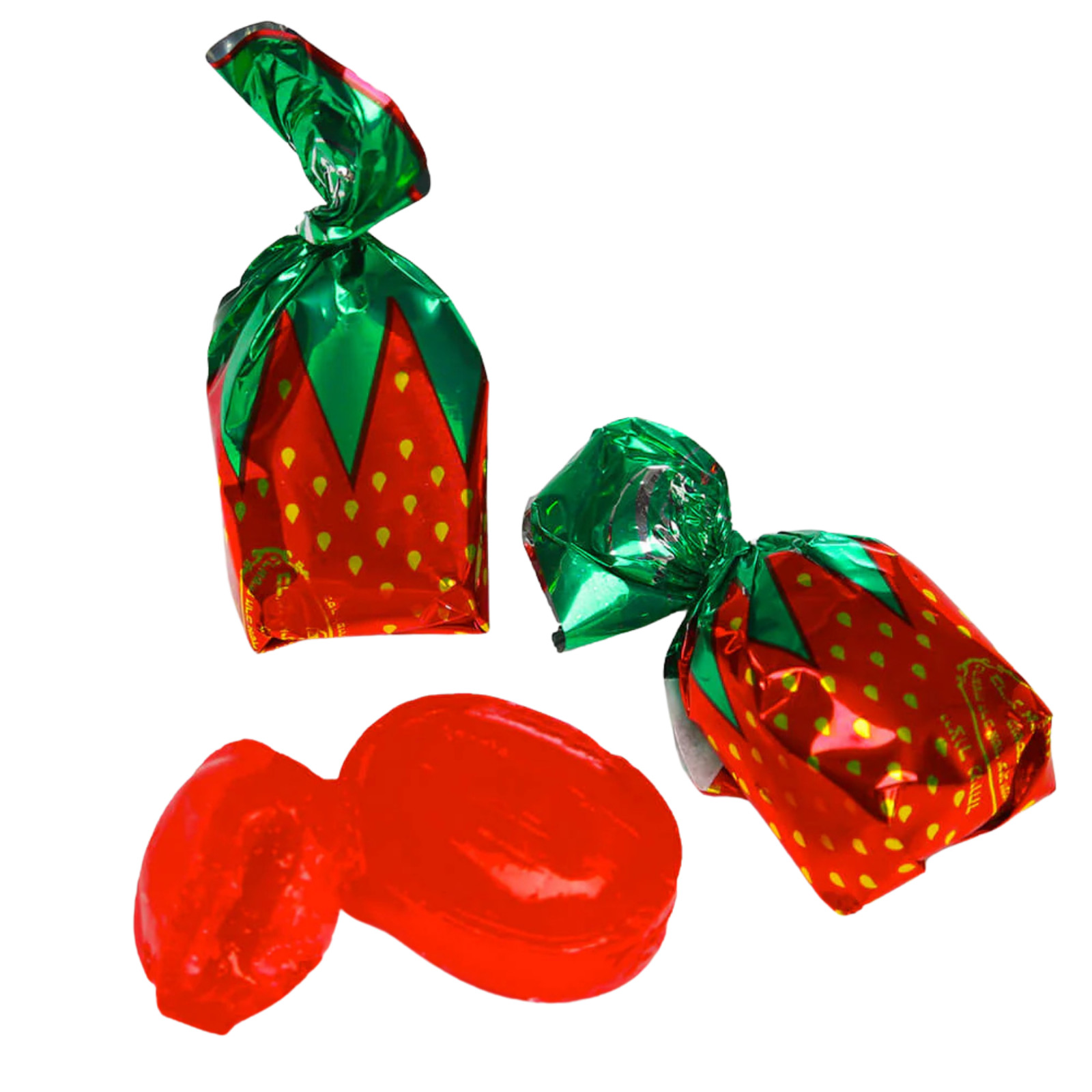 Strawberry Drops or Strawberry Bon Bons 2 lb Bulk Grandma Candy gallery
