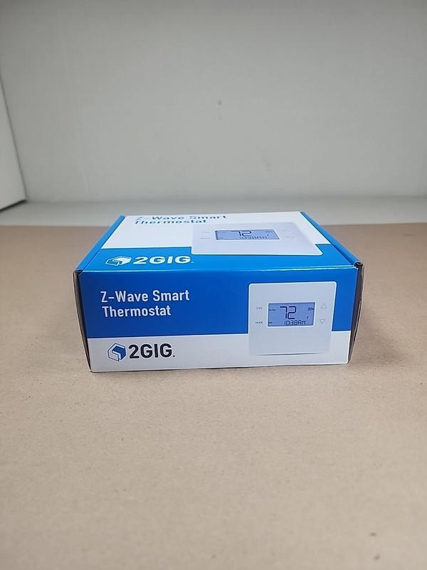 2gig Z-Wave 700 Smart Programmable Thermostat 2GIG-STZ-1 New Sealed gallery