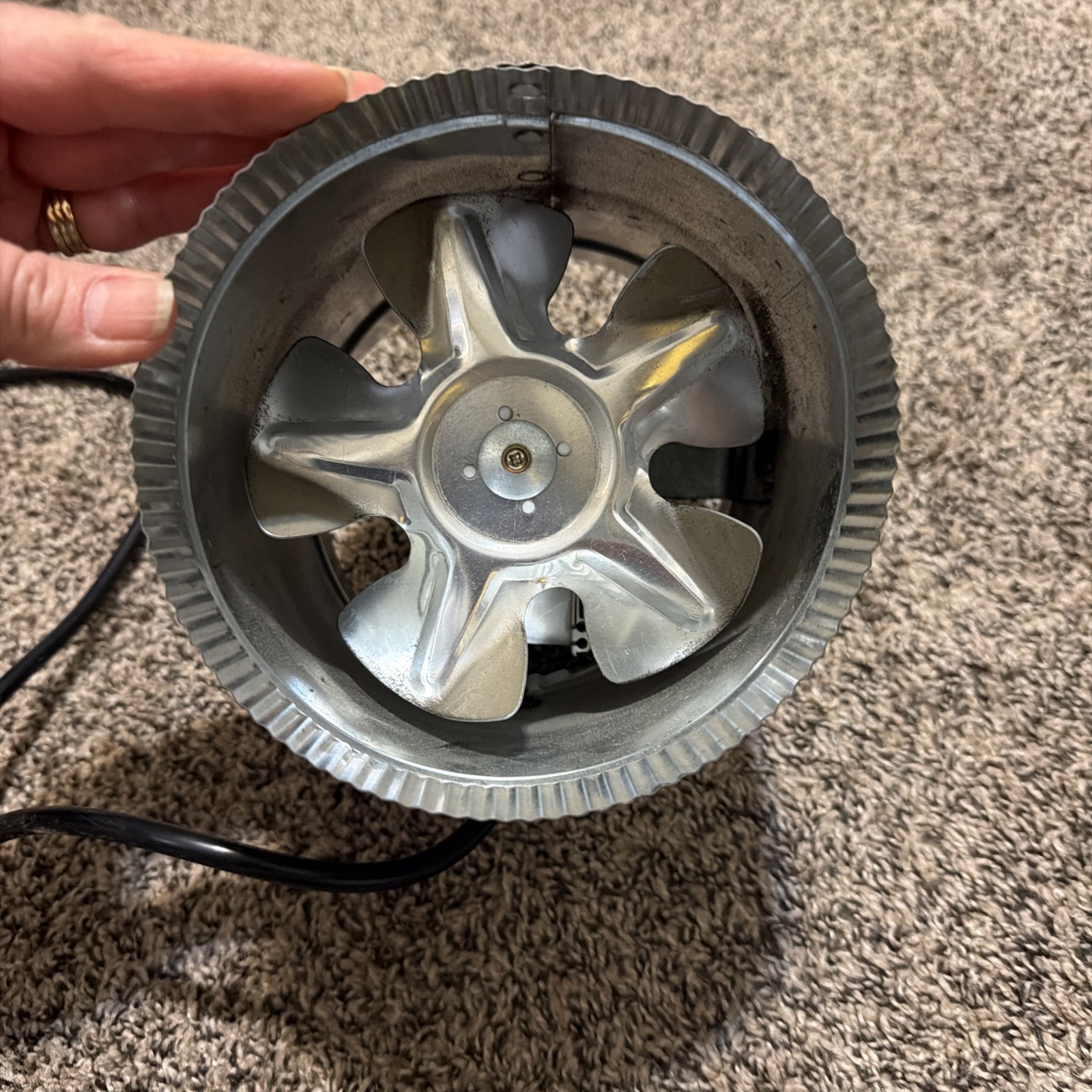 Ventech VT-DF-6 Ventilation Fan 6" Diameter, Plug In Fully Functional 240CFM 37W gallery