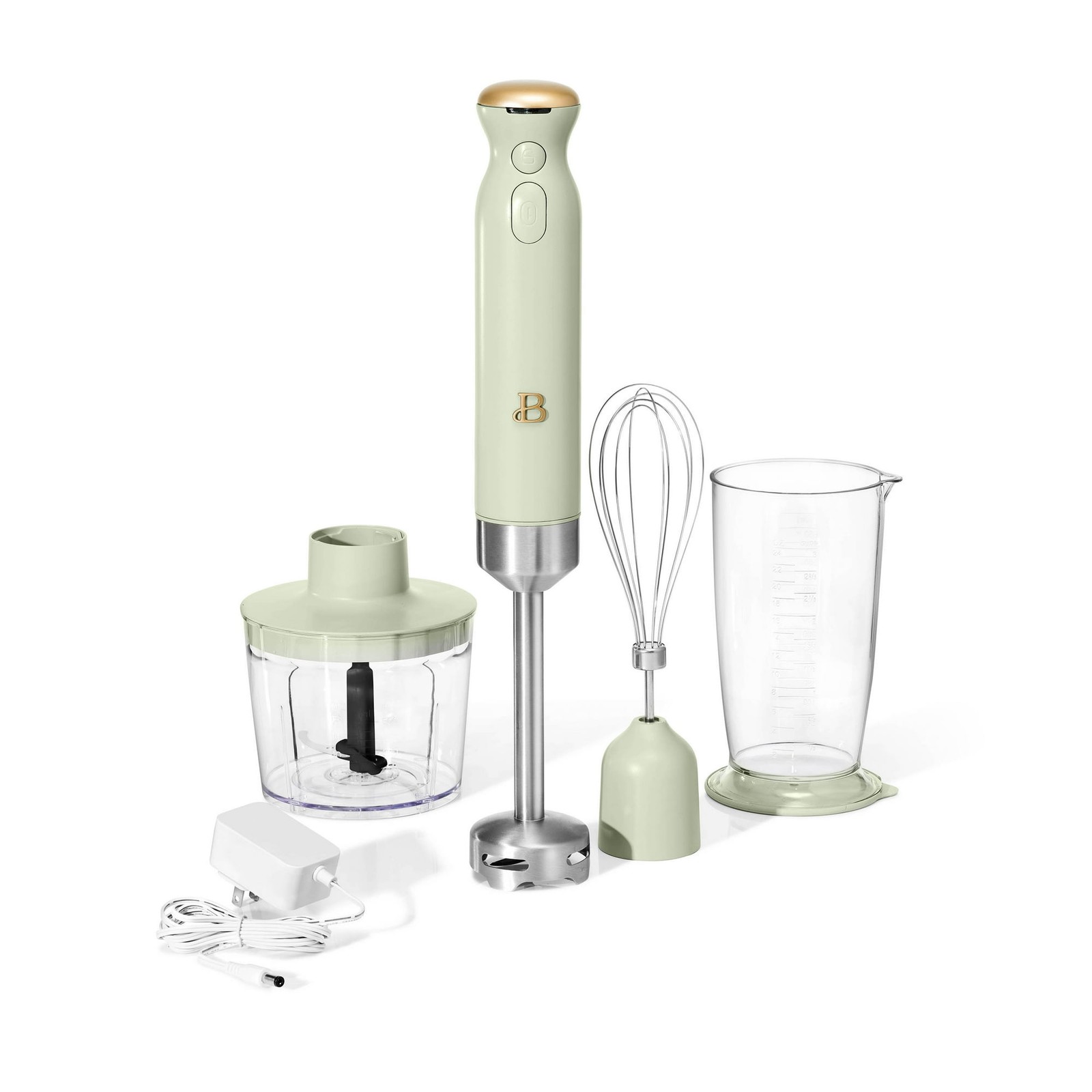 Beautiful 19420 Cordless Immersion Blender with Chopper, Whisk & Measuring Cup, gallery