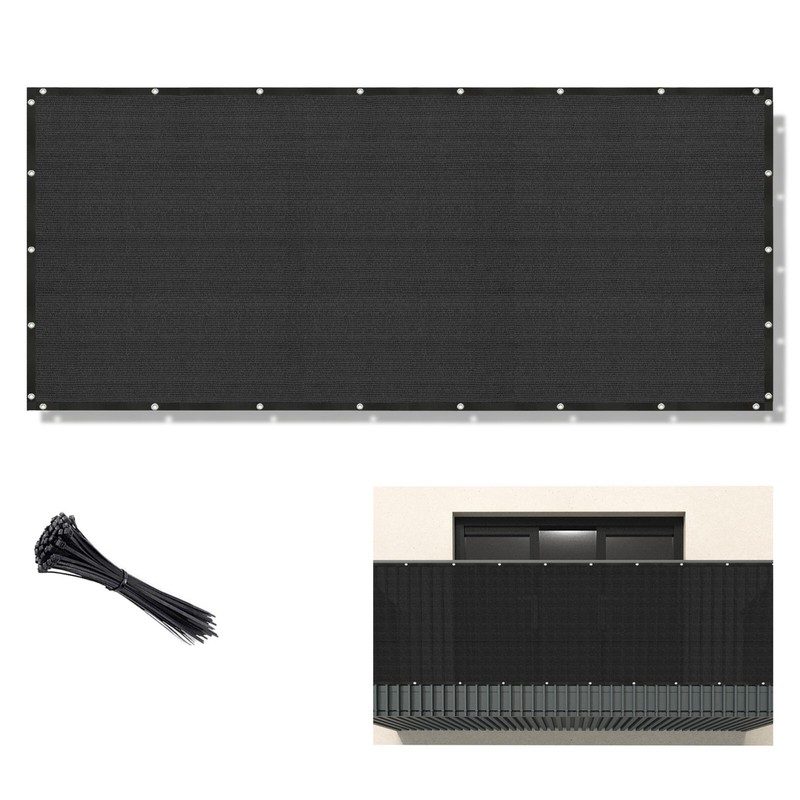 Custom Gate Driveway Barrier Privacy Screen Panel Mesh 90% UV Block w/ Grommets gallery