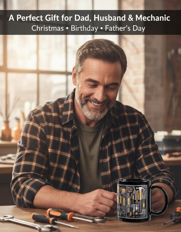 Toolbox Coffee Mug Mechanic Toolbox Mug Toolbox Set Pattern 11 OZ Mugs Men gift gallery