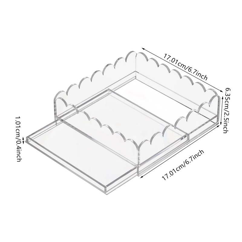 Acrylic Tray For Insert Needlepoint 6.7*6.7*2.5in Pull-out Tray Clear A Drawer gallery