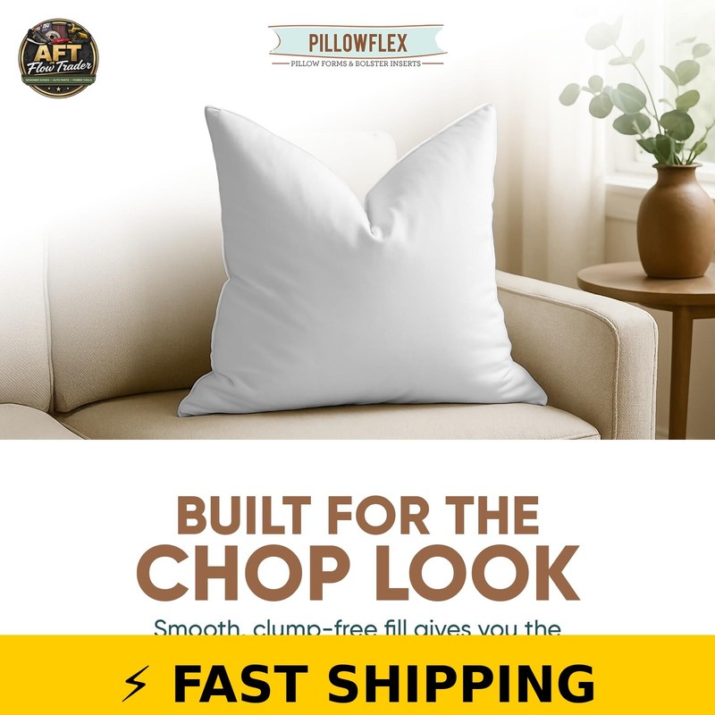 Pillowflex Synthetic Down Pillow Insert - 21x21 Ultra Soft gallery