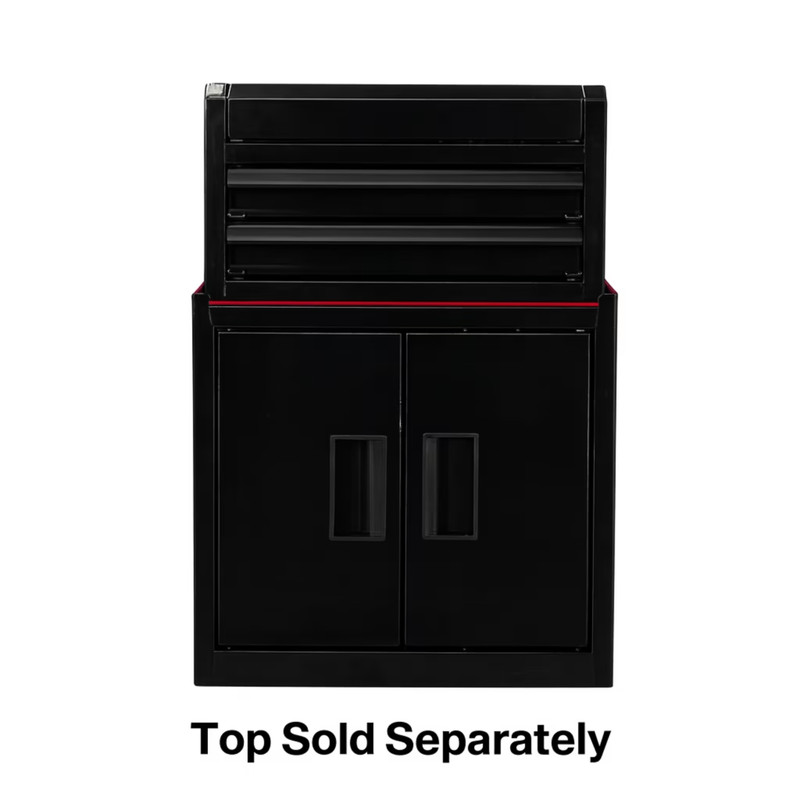2Pack Hyper Tough Mini Tool Cabinet 11.6In Steel Storage Cabinet Black gallery