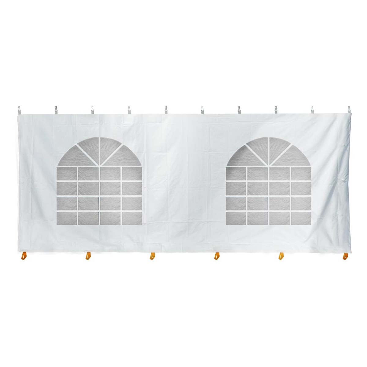 8x15 Tent Sidewall with Windows for Party & Event Canopy Full Blockout Vinyl gallery