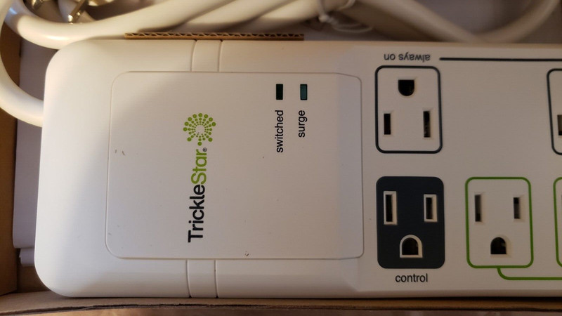 TrickleStar 183SS-US-8XX Motion Sensor PowerStrip 1800W New in Box gallery