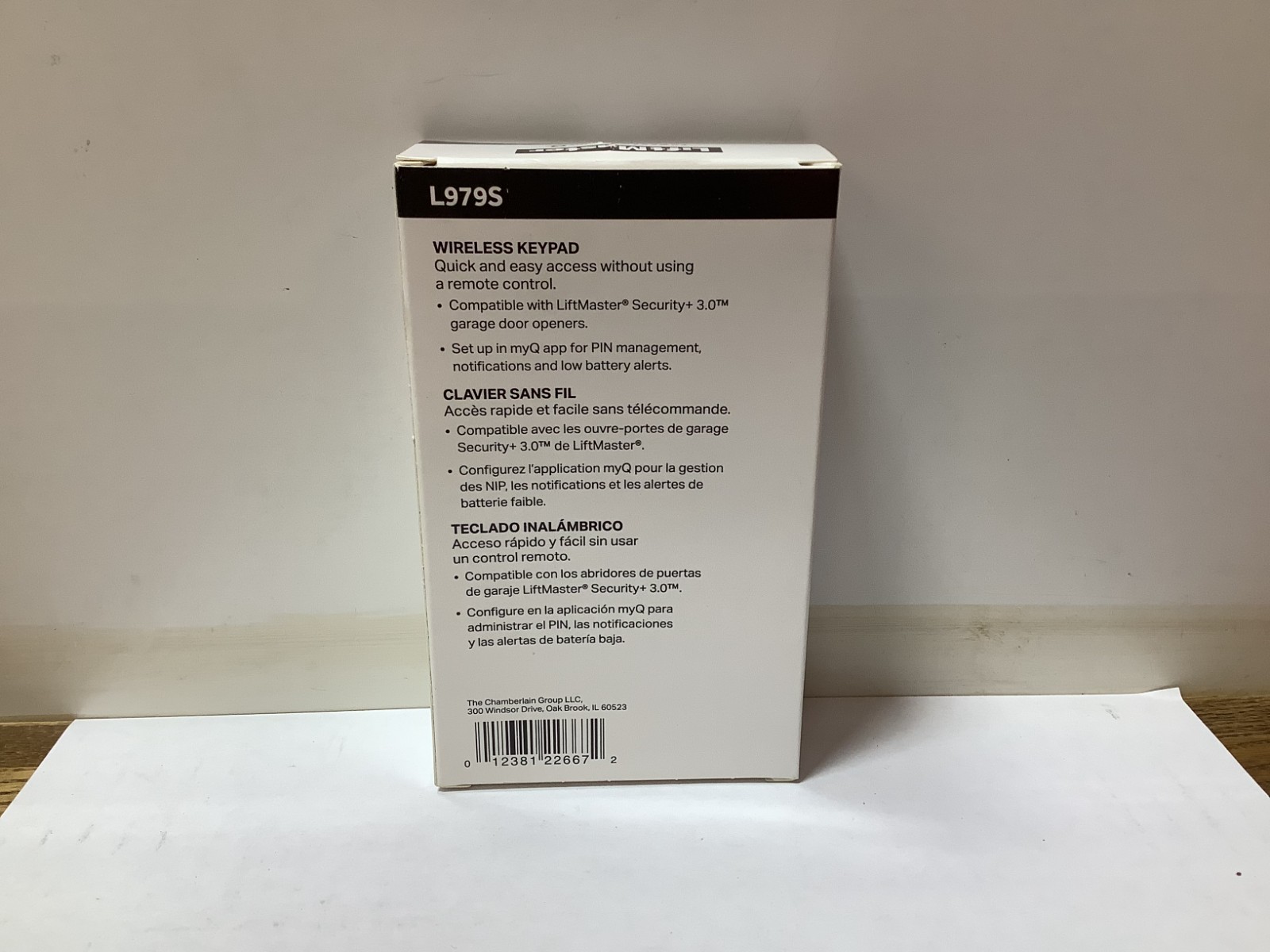 NEW Liftmaster L979S Wireless Keypad for Security+ 3.0 Garage Door Openers gallery
