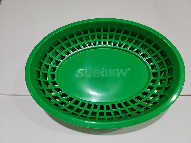 12Pack Plastic Picnic Style Serving Trays Reusable Subway Fast Food Baskets gallery