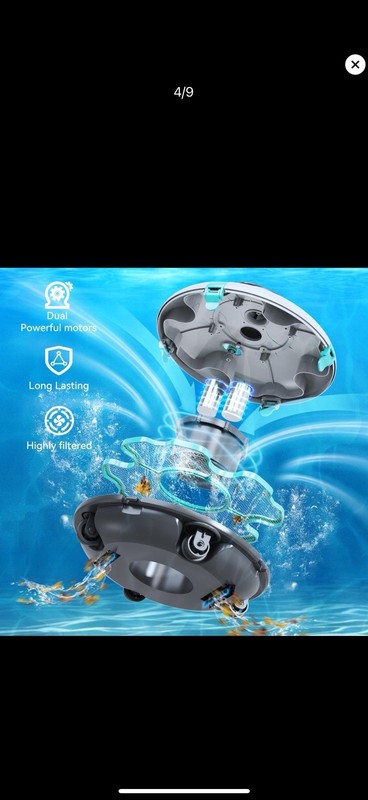 Lydsto P1 Mini Plus Cordless Robotic Pool Cleaner Automatic Vacuum gallery