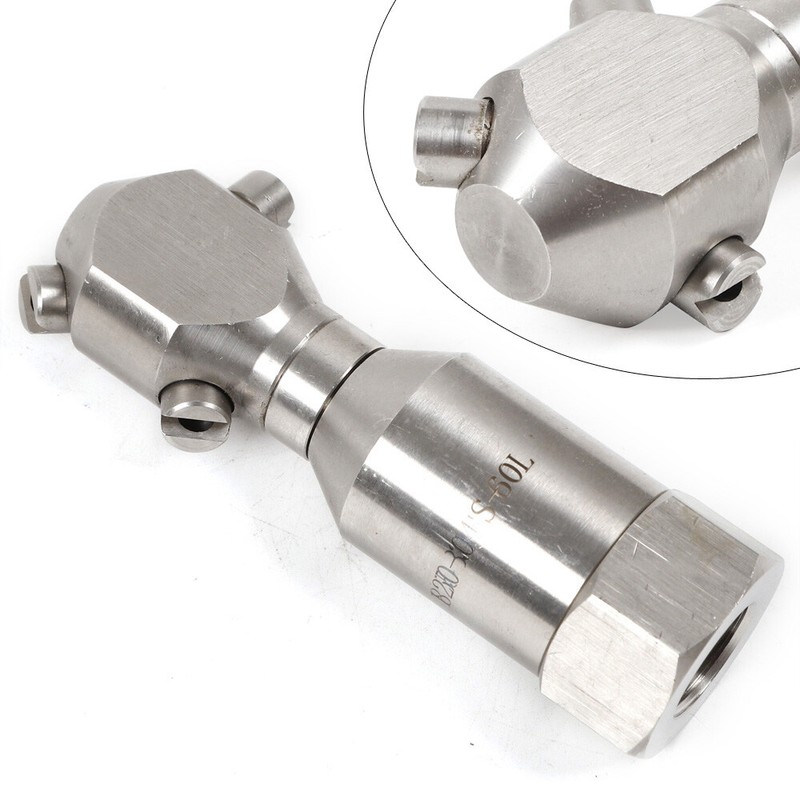 Stainless Rotating Jet Spraying Washing Nozzle Tank Barrel Pipeline Clean 1/2'' gallery