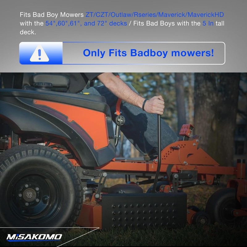 Mower Chute Blocker System For 54" 60" 61" 72" Bad Boy 088-6000-00 ACS6000B gallery