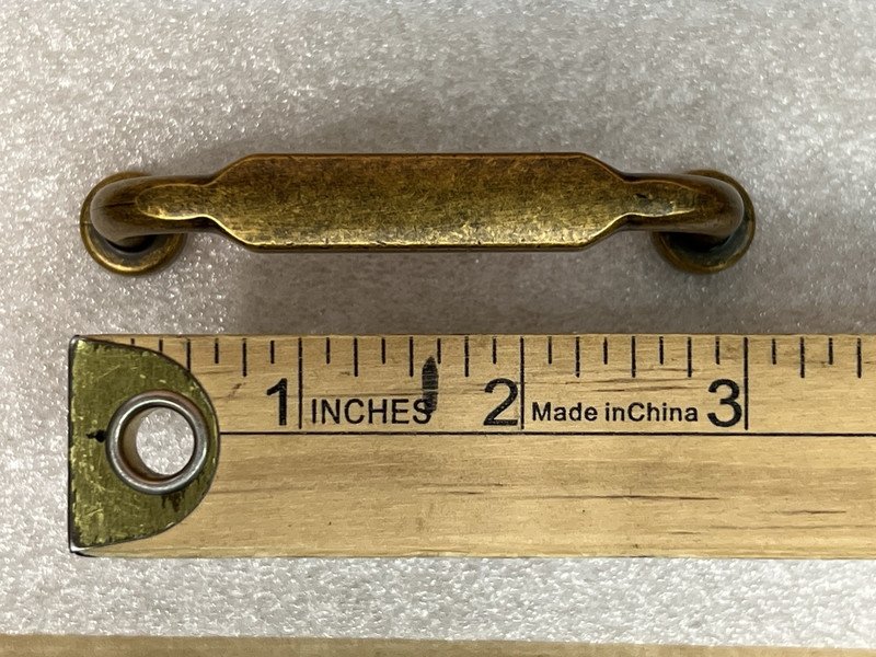 12 Pack 3in Cabinet Pulls Antique Brass Zinc Alloy Drawer Handles gallery