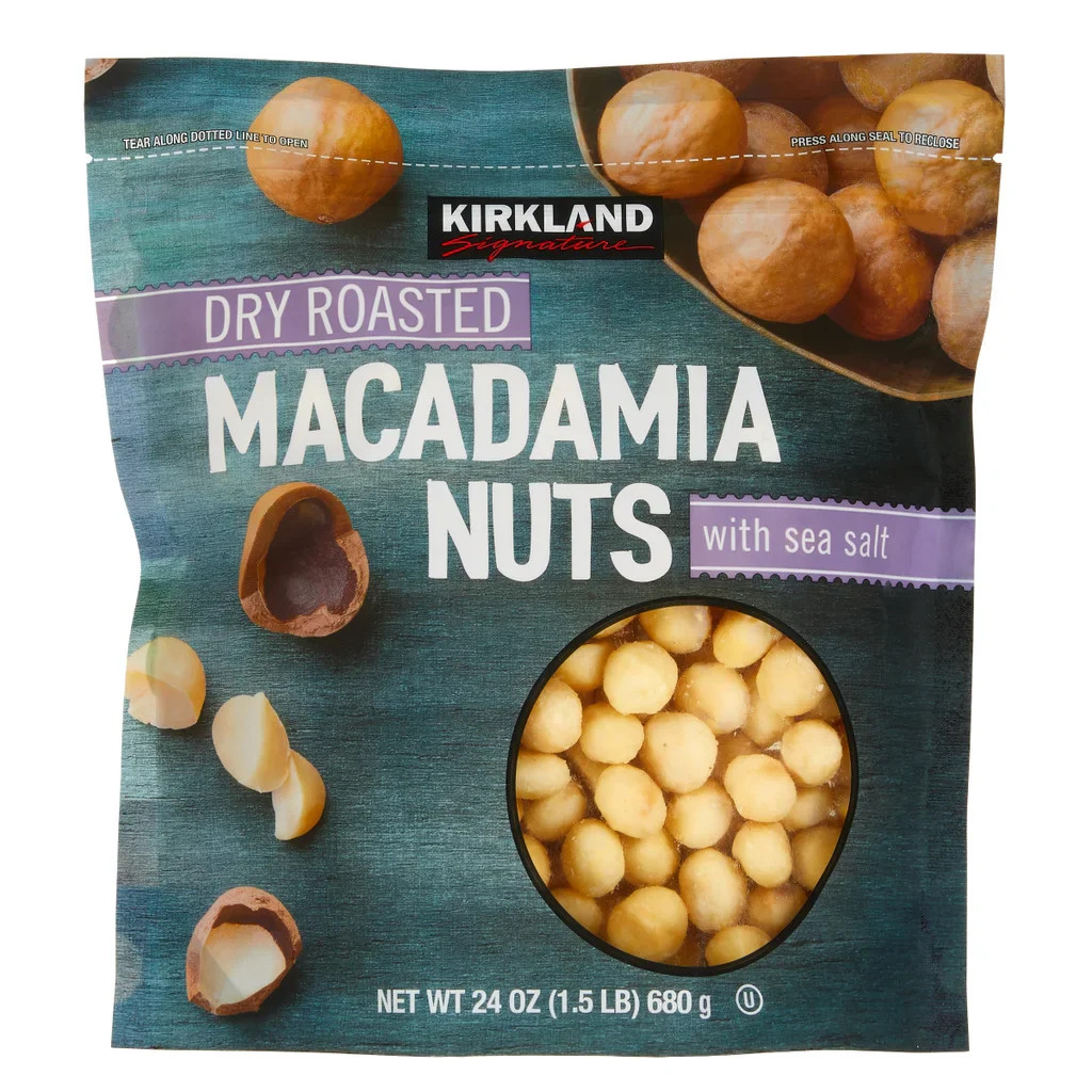 Kirkland Signature Dry Roasted Macadamia Nuts 1.5 lbs gallery